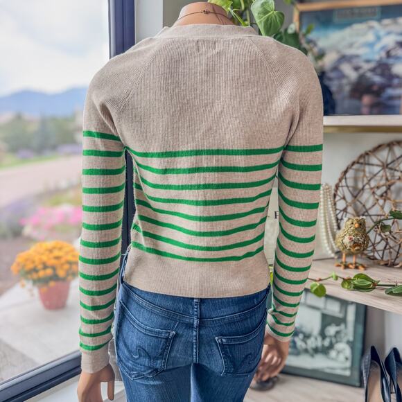 NWT-Karsyn Striped Henley Pullover by Blue Rain of Francesca's, Women's X-Small - Picture 7 of 10